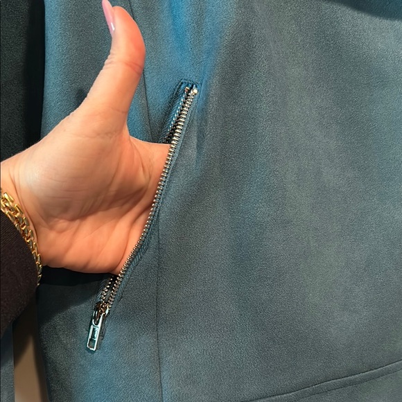 Peacock Blue Women's Jacket - Picture 6 of 8